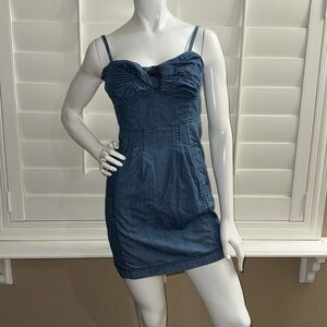 Heartloom Blue Denim Mini Dress